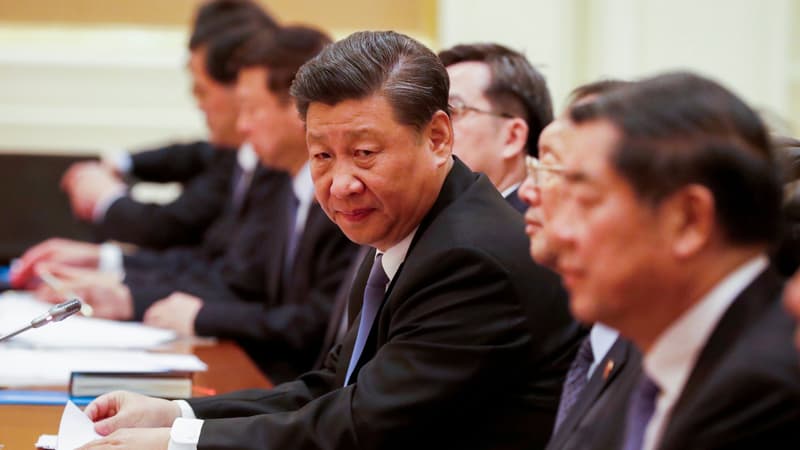 Le président chinois Xi Jinping lors d'une réunion avec la conseillère d'Etat de la Birmanie, Aung San Suu Kyi, le 18 janvier 2020 (photo d'illustration)
