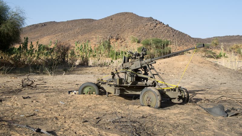 Des armes retrouvées au Mali par les forces françaises le 5 mars