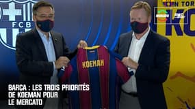 Barça : Les trois priorités de Koeman pour le mercato