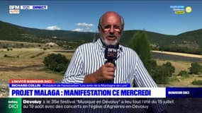 Aubignosc: Richard Collin, président de l'association "Les amis de la Montagne de Lure", s'oppose au "projet Malaga"  