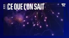 Le feu d'artifice du 14 juillet 2022 à Cholet. 