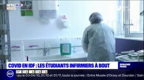 Covid-19 en Ile-de-France: des étudiants infirmiers à bout