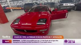 La Ferrari d'un ex-pilote de F1 retrouvée, 28 ans après son vol