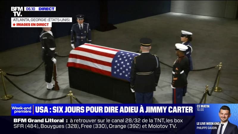 À Atlanta, les Américains ont six jours pour rendre un dernier hommage à Jimmy Carter