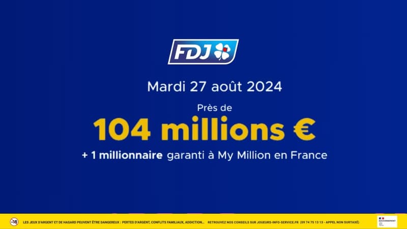 La cagnotte Euromillions dépasse les 100 millions d'euros à gagner aujourd'hui, tentez votre chance