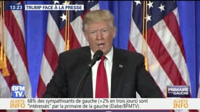 Trump face à la presse