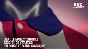 Liga : Le maillot domicile 2020/21 de l'Atlético (en rouge et blanc, classique)