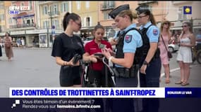 Saint-Tropez: les contrôles de trottinettes se multiplient