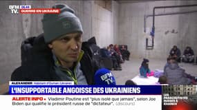  "On attend Vladimir Poutine ici, j'aimerais qu'il me regarde dans les yeux, dans ceux de mes enfants, de tous ces gens qui se cachent": la fatigue et l'angoisse de ce père de famille ukrainien 