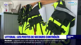 Côte d'Opale: les postes de secours contrôlés