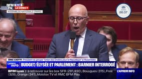 Éric Ciotti (UDR): "Nous nous opposerons à ce budget qui conduira à une récession"