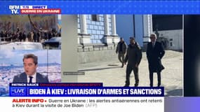 À Kiev, Joe Biden annonce de nouvelles livraisons d'armes à l'Ukraine et des sanctions supplémentaires contre la Russie 