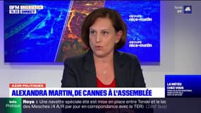 Assemblée: la députée (LR) Alexandra Martin revient sur l'élection d'Eric Coquerel à la tête de la commission des finances 