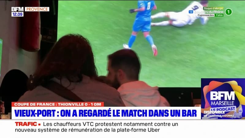 Coupe de France: les supporteurs marseillais ont suivi la rencontre contre Thionville de près