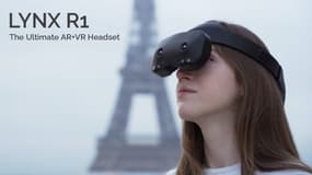 Le casque de réalité mixte Lynx R1. 
