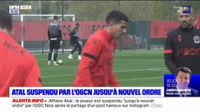 Atal suspendu "jusqu'à nouvel ordre" par l'OGC Nice