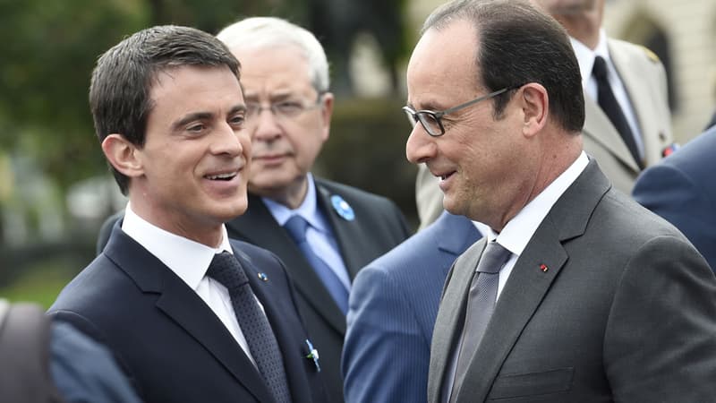 Manuel Valls et François Hollande.