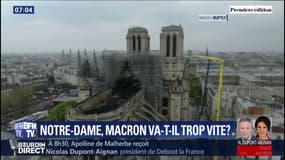 Notre-Dame: plus de 1000 experts appellent Emmanuel Macron à éviter la "précipitation"