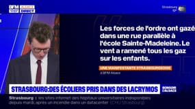 Strasbourg: des écoliers pris dans des gaz lacrymogène