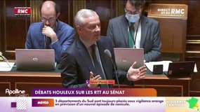 Rachat de RTT : débats houleux au Sénat