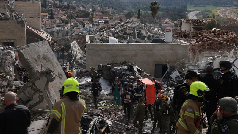 "Il semble qu'il y ait un immeuble complètement soufflé": au moins neuf morts à Bet Shemesh, au centre d'Israël, dans une frappe de riposte de l'Iran
