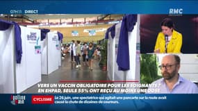 Vers une vaccination obligatoire des soignants ? Pour Thierry Amouroux, porte-parole du syndicat national des professionnels infirmiers "on laisse croire que les soignants sont réticents, ce qui est faux"