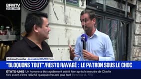 Restaurant incendié à Paris : "C'est vraiment horrible" déplore Chen le gérant de l'établissement 