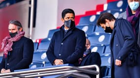 Nasser al-Khelaïfi, président du PSG, le 3 avril 2021