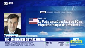 Gilles Moëc sur la Fed: "Je ne m'attendais pas à une baisse de 50 points de base"