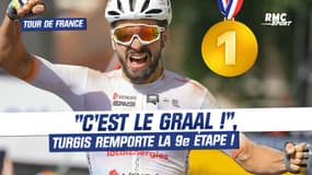 Tour de France : "C’est le Graal", Turgis savoure sa victoire sur la 9e étape