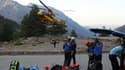 Les secours partent à la recherche des randonneurs pris dans l'éboulement du 10 juin dernier au GR20, en Corse.