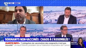 Soignants non-vaccinés : chaos à l'Assemblée ! - 25/11 