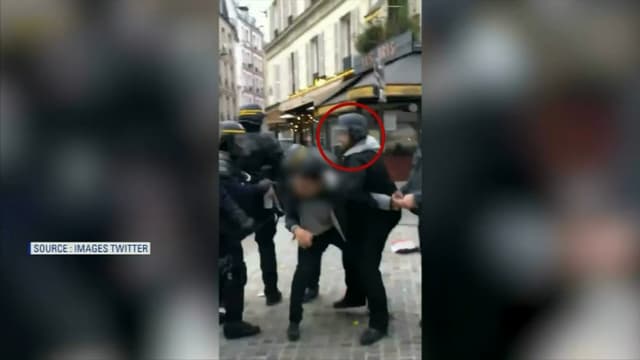 Alexandre Benalla a été filmé en train de frapper un manifestant lors d'une intervention policière.