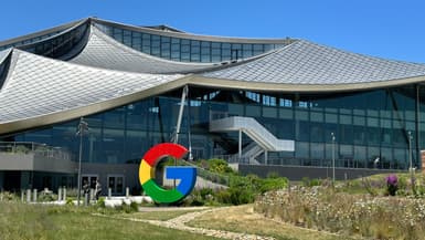 Le bâtiment principal du nouveau campus Google Bay View. 