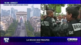 14-Juillet: Les forces de l'ordre interviennent pour tenter de déplacer des groupes de gilets jaunes présents sur les Champs-Élysées