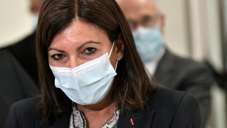 La maire de Paris Anne Hidalgo, entendu comme témoin au procès des attentats de janvier 2015, au tribunal de Paris, le 21 septembre 2020