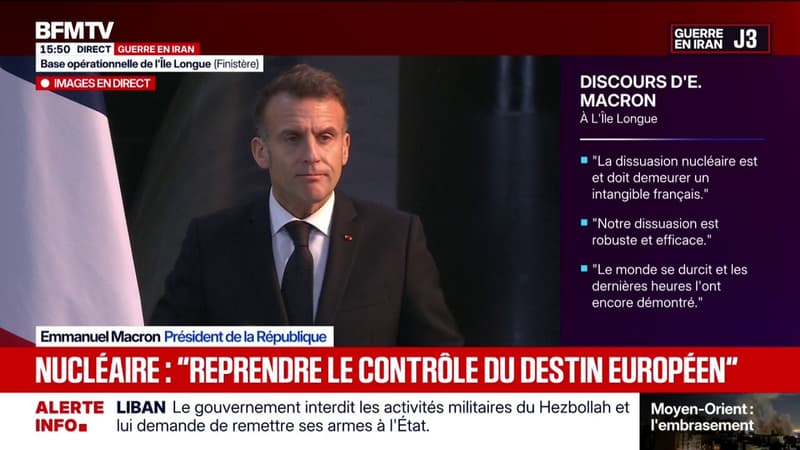 "Le demi-siècle qui vient sera un âge d’armes nucléaires", augure Emmanuel Macron