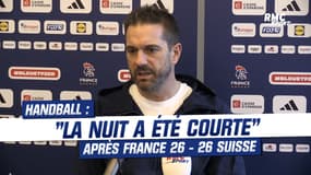 Handball : "La nuit a été courte", les Bleus encore meurtris par le nul contre la Suisse