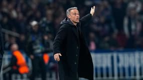 Luis Enrique lors du match PSG-Liverpool (0-1, Ligue des champions), le 5 mars 2025