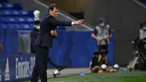 Rudi Garcia sur le banc de Lyon, le 23 mai 2021