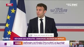 Réforme des retraites: Emmanuel Macron en retrait 