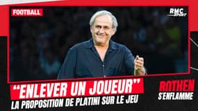 Football : "Enlever un joueur", la proposition de Platini pour moderniser le jeu