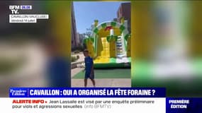 Qui a organisé la fête foraine sauvage dans une cité de Cavaillon le 14-Juillet?