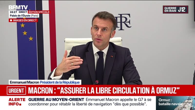 Détroit d'Ormuz bloqué: Emmanuel Macron annonce la libération de "400 millions de barils de nos réserves stratégiques"
