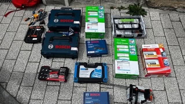 La gendarmerie indique que ces outils sont susceptibles d'avoir été volés.