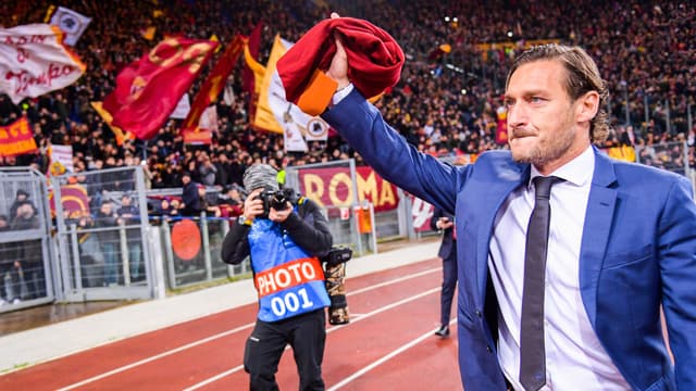 Francesco Totti au Stadio Olimpico de Rome, le 27 novembre 2018