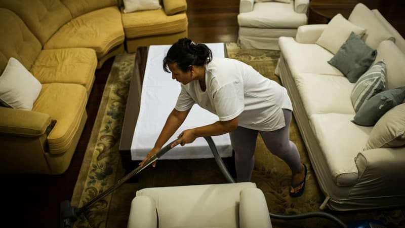 Une femme de ménage au Brésil (photo d'illustration)
