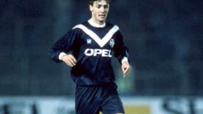 Christophe Dugarry avec les Girondins en 1990