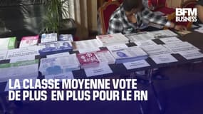  La classe moyenne vote de plus en plus pour le RN 