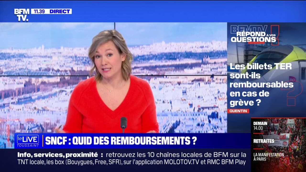 Les Billets TER Sont-ils Remboursables En Cas De Grève ? BFMTV Répond à ...